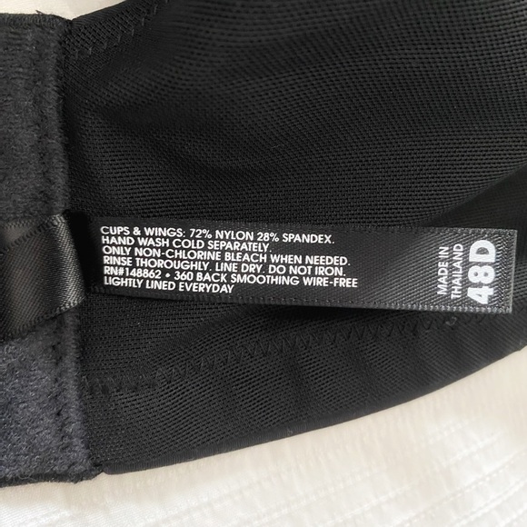 TORRID BLACK WIRE FREE LIGHTLY LINED EVERYDAY SMOOTH 360 BACK SMOOTHING BRA - Picture 7 of 11